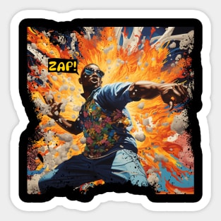 Comic Zap - Let There Be Light Sticker